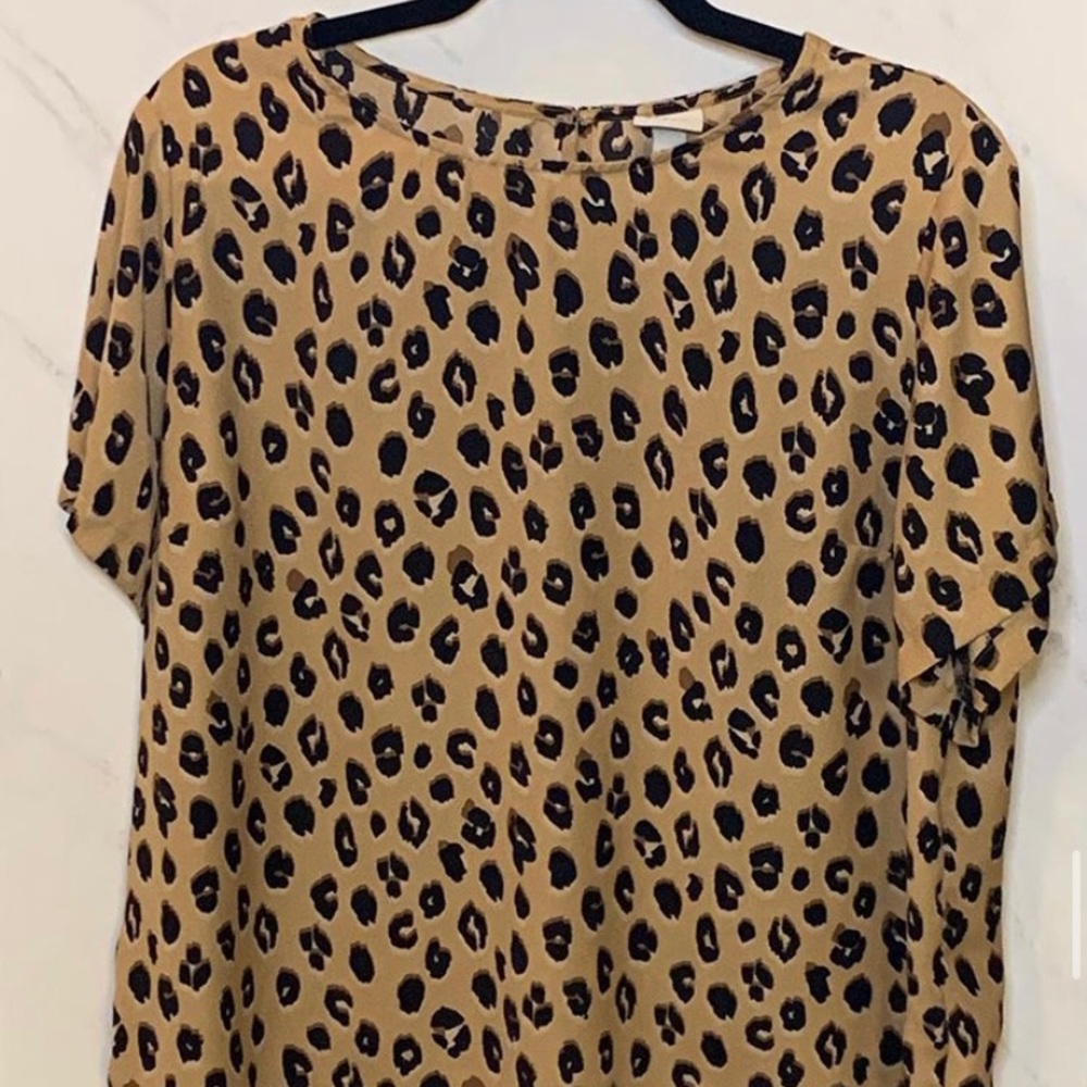 Animal print top